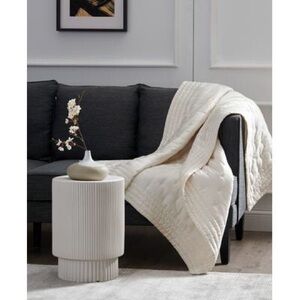 Donna Karan Home Essential Silk Quilted Throw
